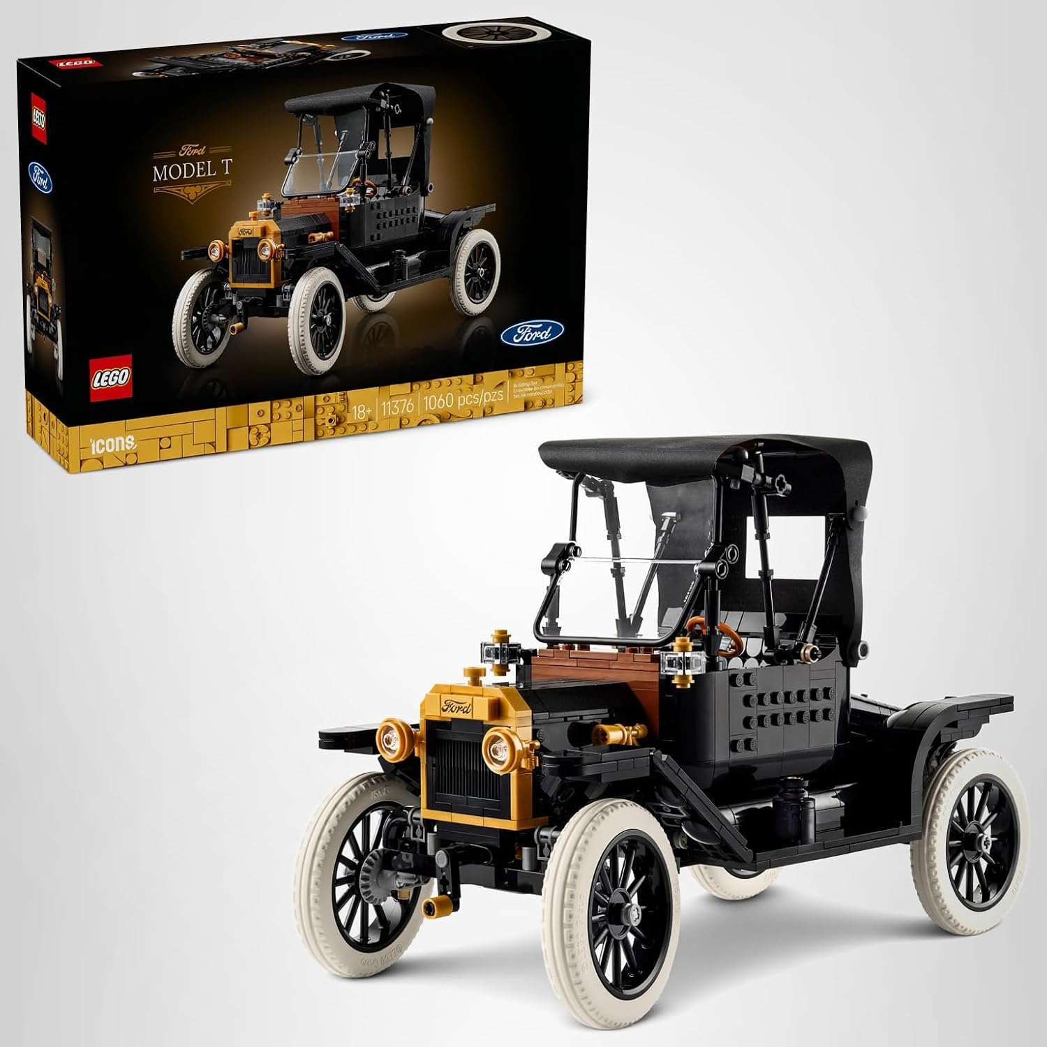 LEGO Icons Ford Model T - Juego de construcción para adultos, kit c...