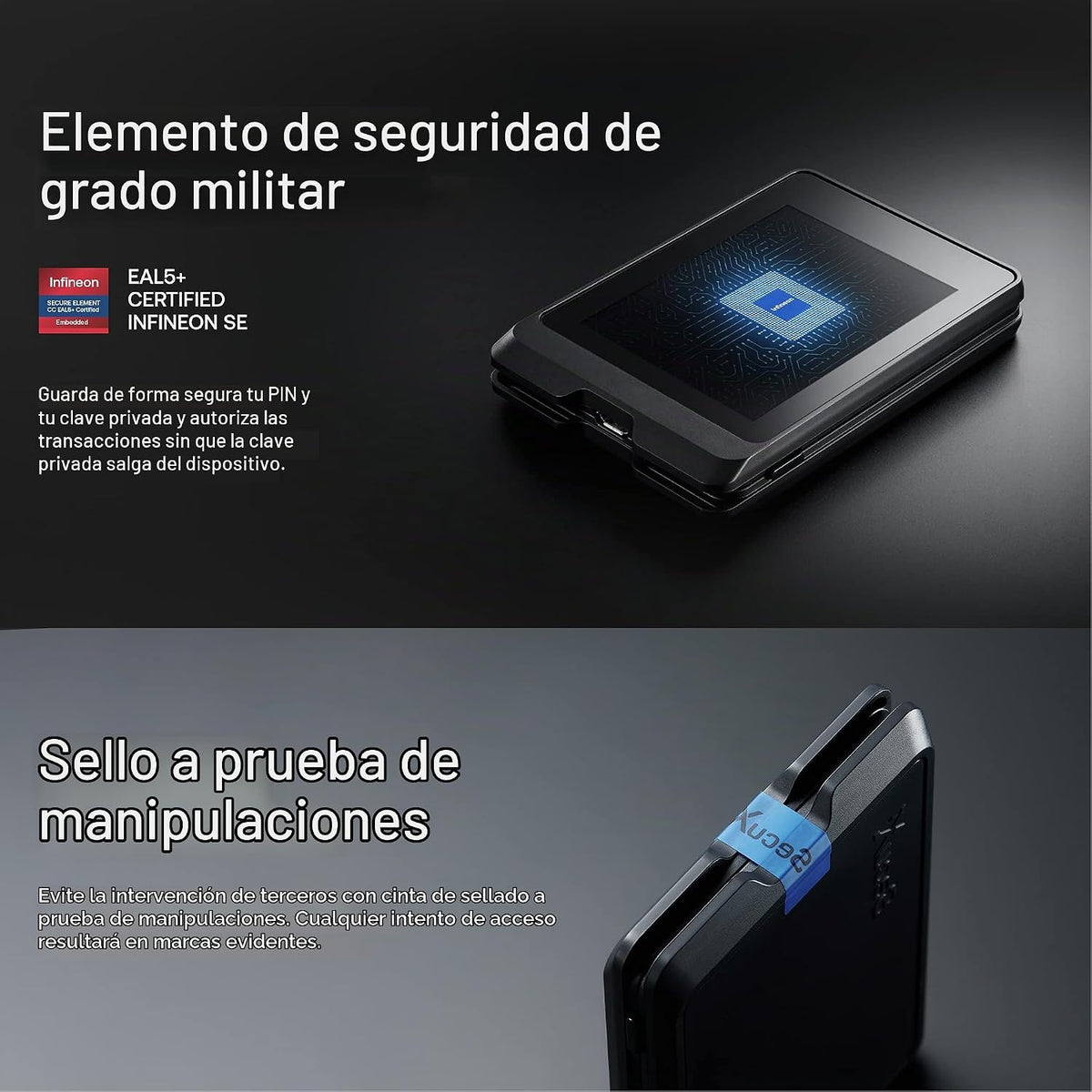 SecuX Cartera de hardware de criptoactivos W10: la solución ideal p...
