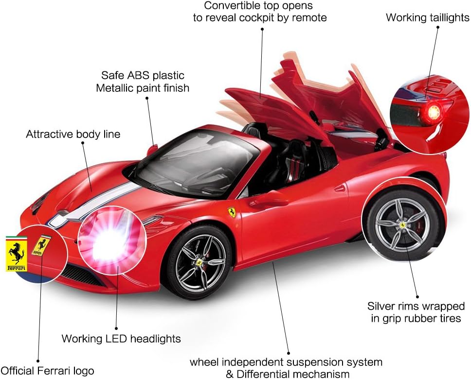 Rastar Coche RC | Radio Auto a control remoto escala 1\/14 Ferrari...