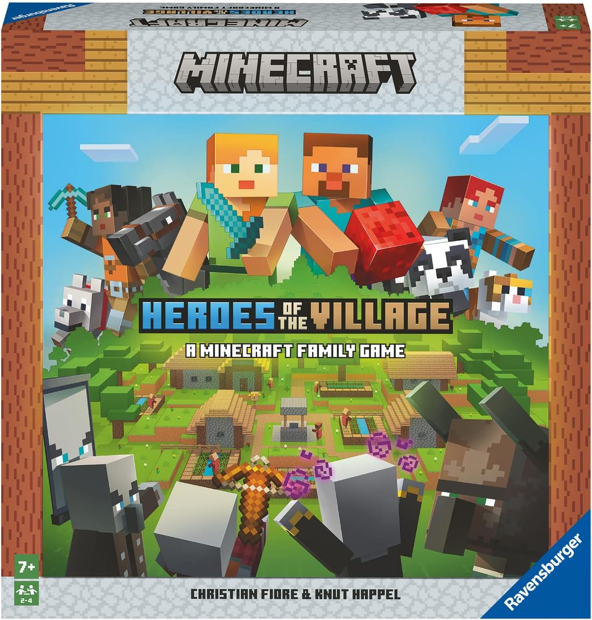 Ravensburger Minecraft Heroes of The Village | Juego de mesa cooper...