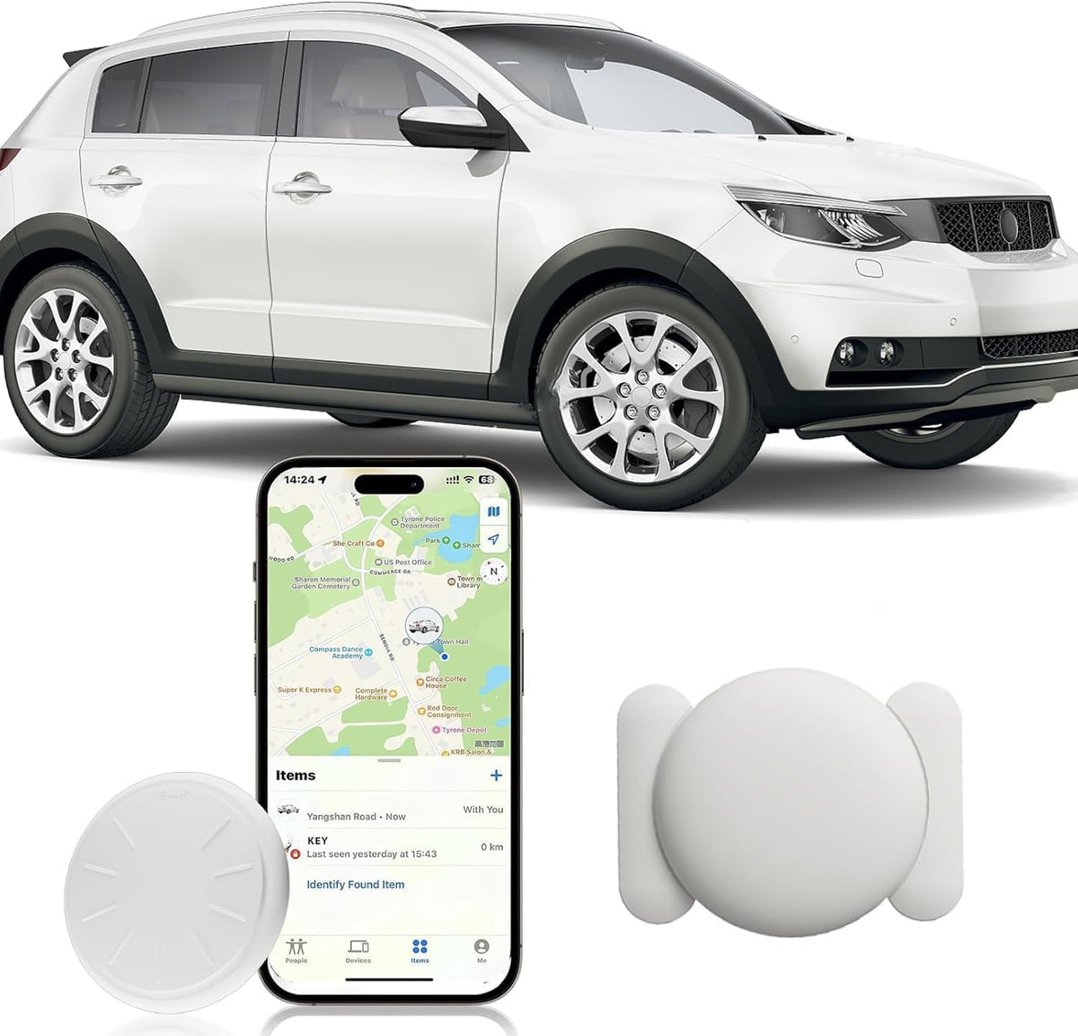 Mini rastreador GPS para vehículos, rastreador GPS de automóvil fun...