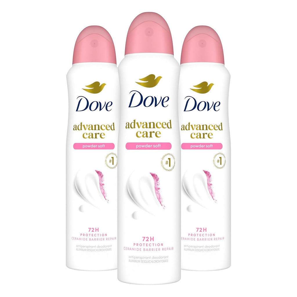 Dove Advanced Care desodorante antitranspirante en polvo suave 3 un...