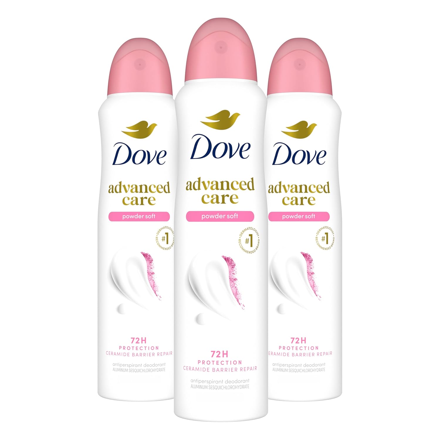 Dove Advanced Care desodorante antitranspirante en polvo suave 3 un...