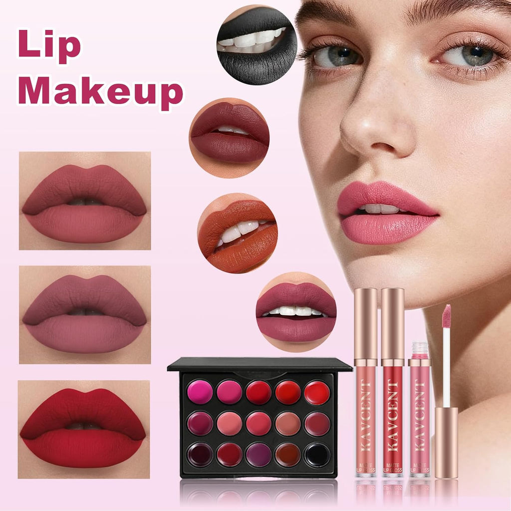 Kit de Maquillaje para Mujeres Adolescentes Kit Completo de Maquill...
