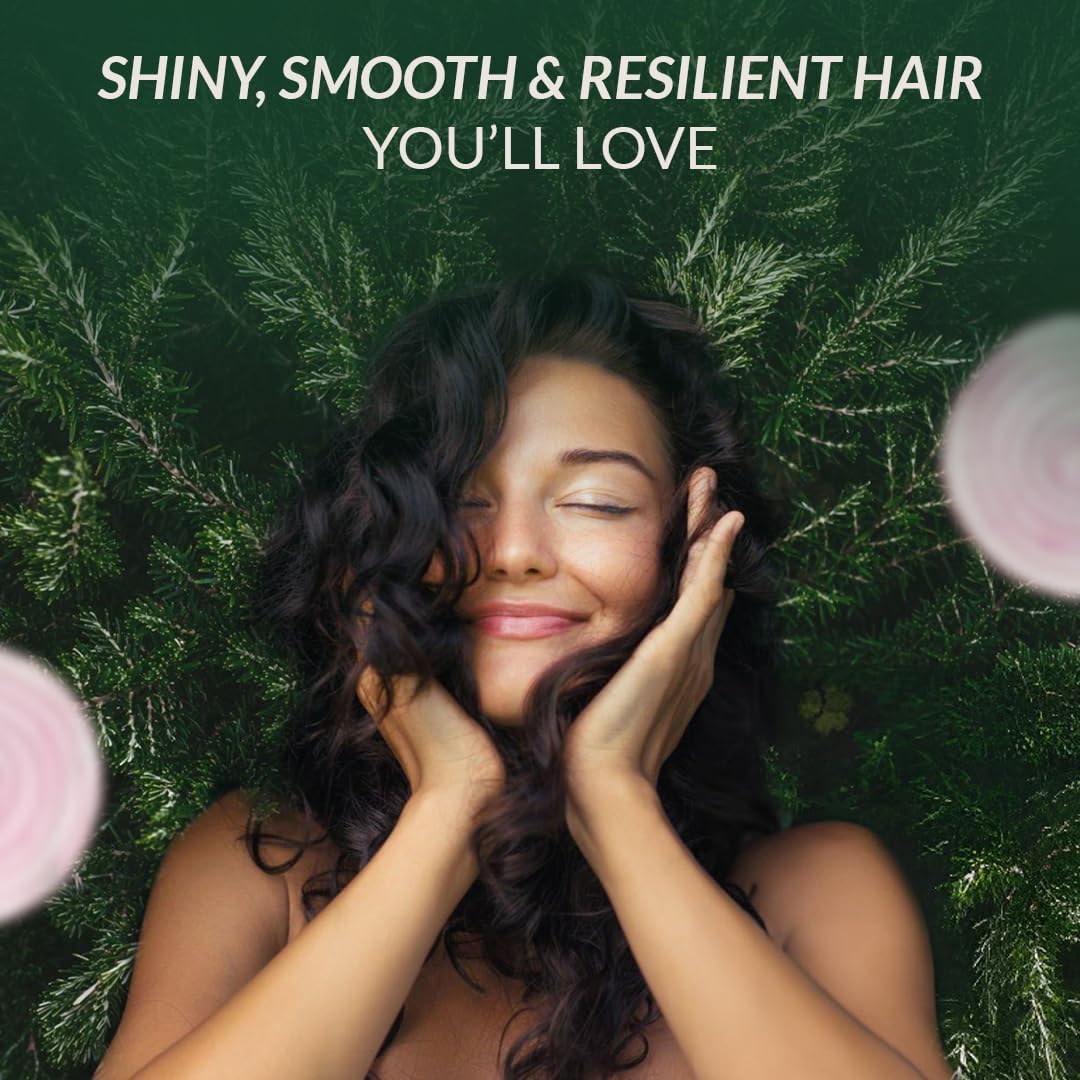 Rosemary Biotin Shampoo &amp; Hair Mask Set | Extracto de cebolla,...