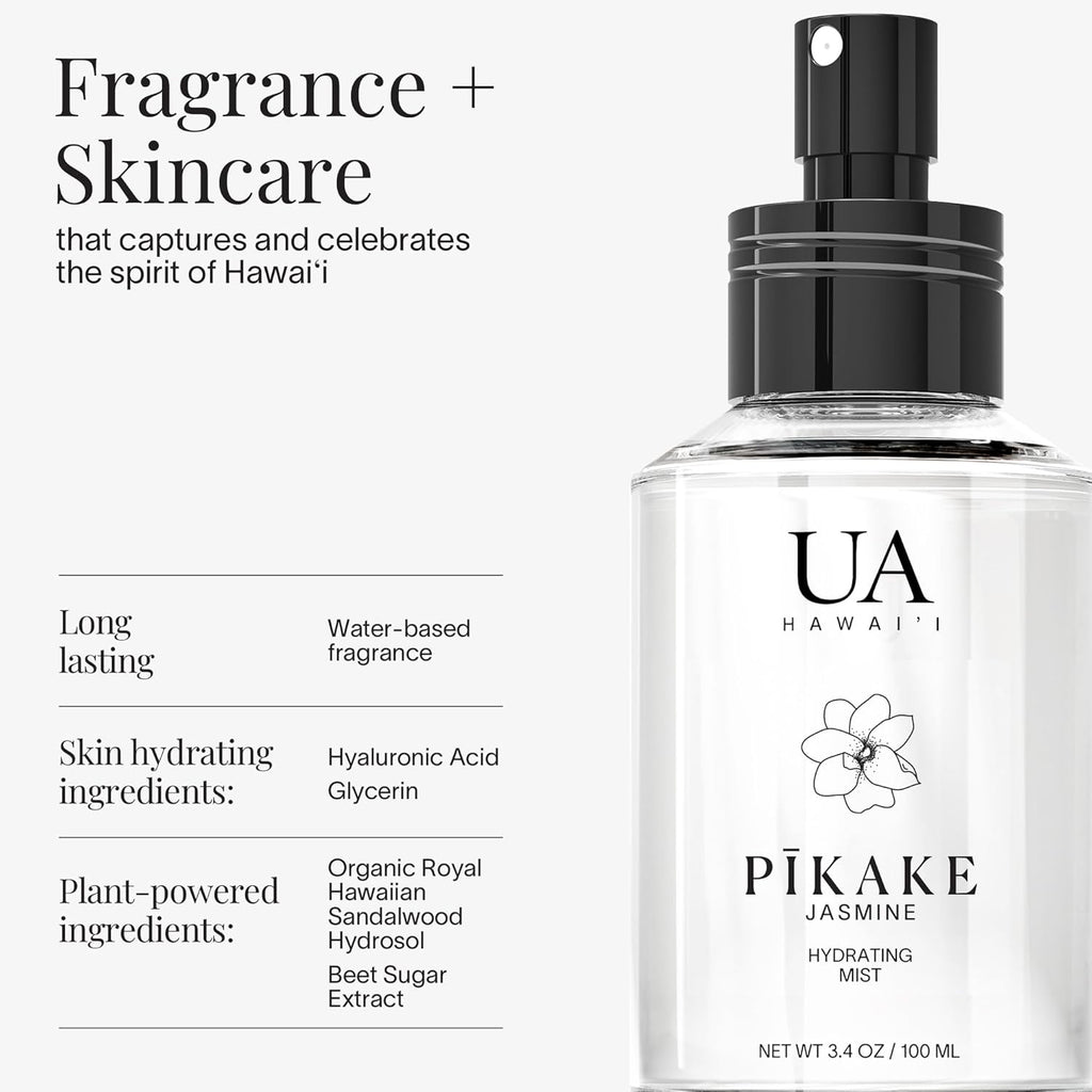 Pikake - Bruma corporal y capilar de Hawái, perfume para el cabello...