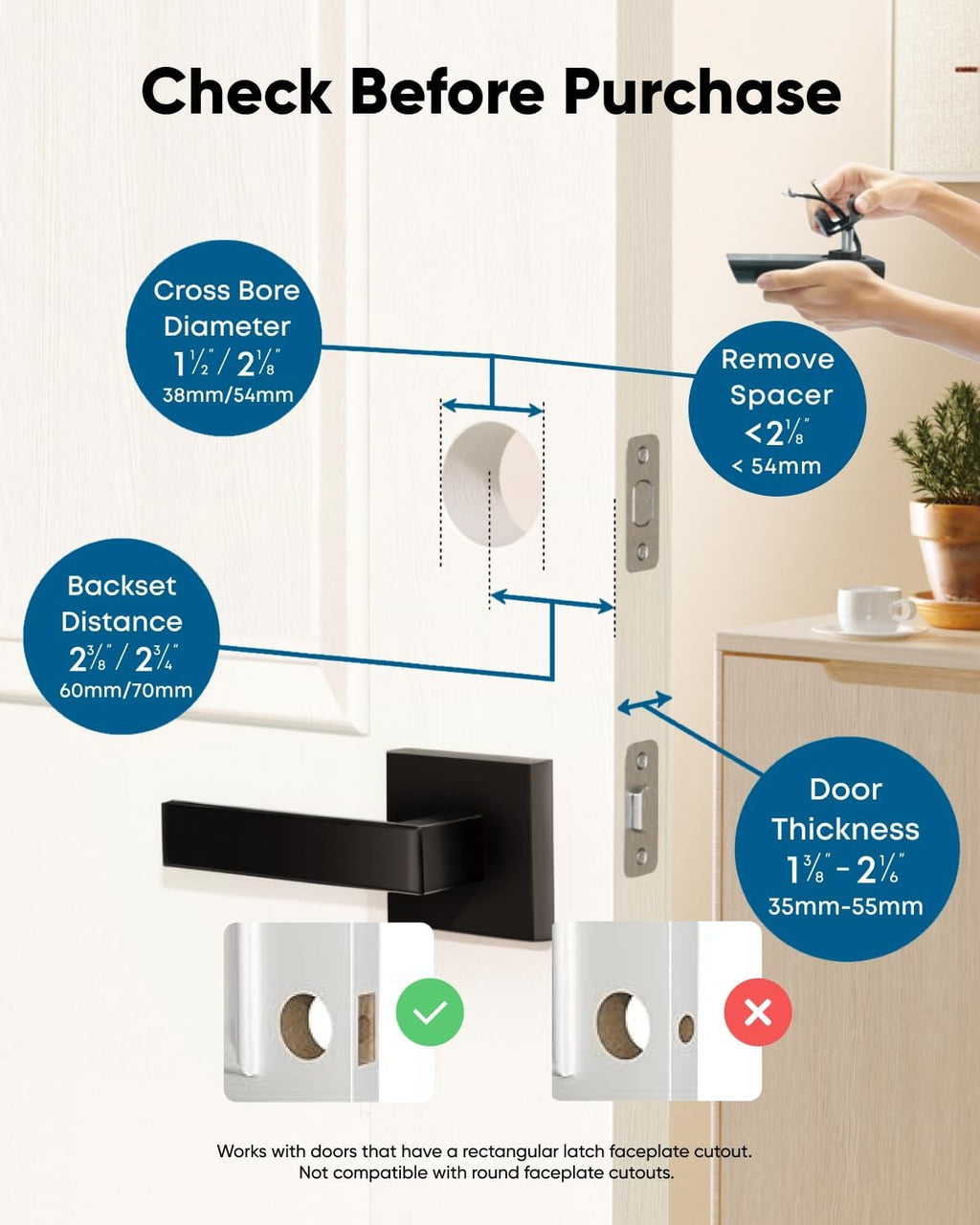 eufy Security Smart Lock C30, Cerradura de puerta de entrada sin ll...