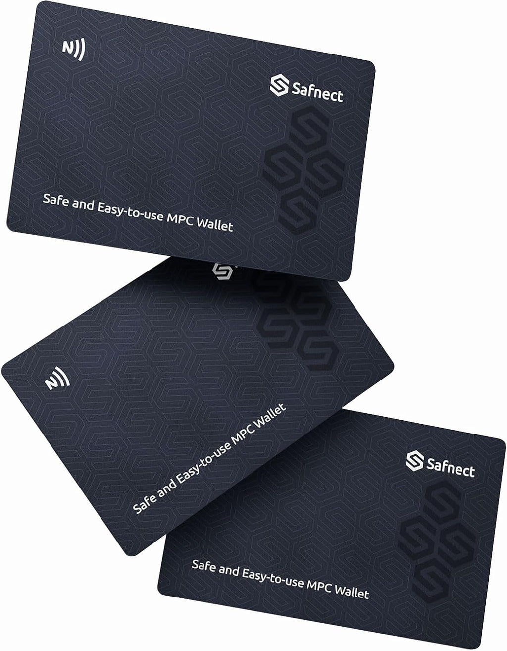 Safnect NFC Crypto Hardware Wallet \u2013 3 tarjetas de reserva sin...