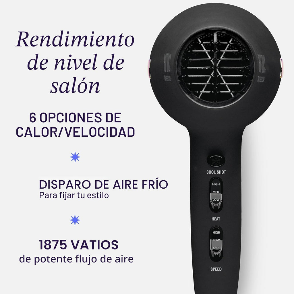 HOT TOOLS Secador de pelo profesional de cerámica arcoíris \u2013 S...