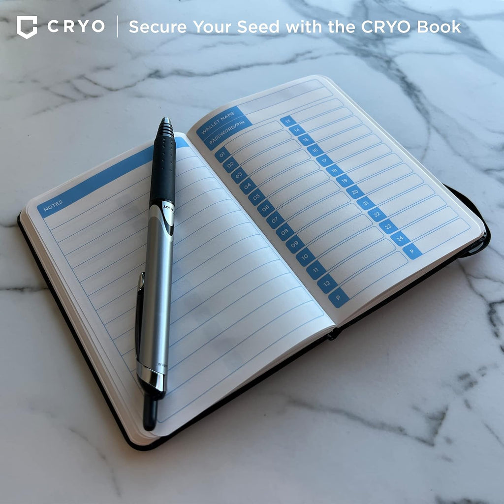 CRYO Cuaderno de almacenamiento de frases criptográficas \u2013 Imp...