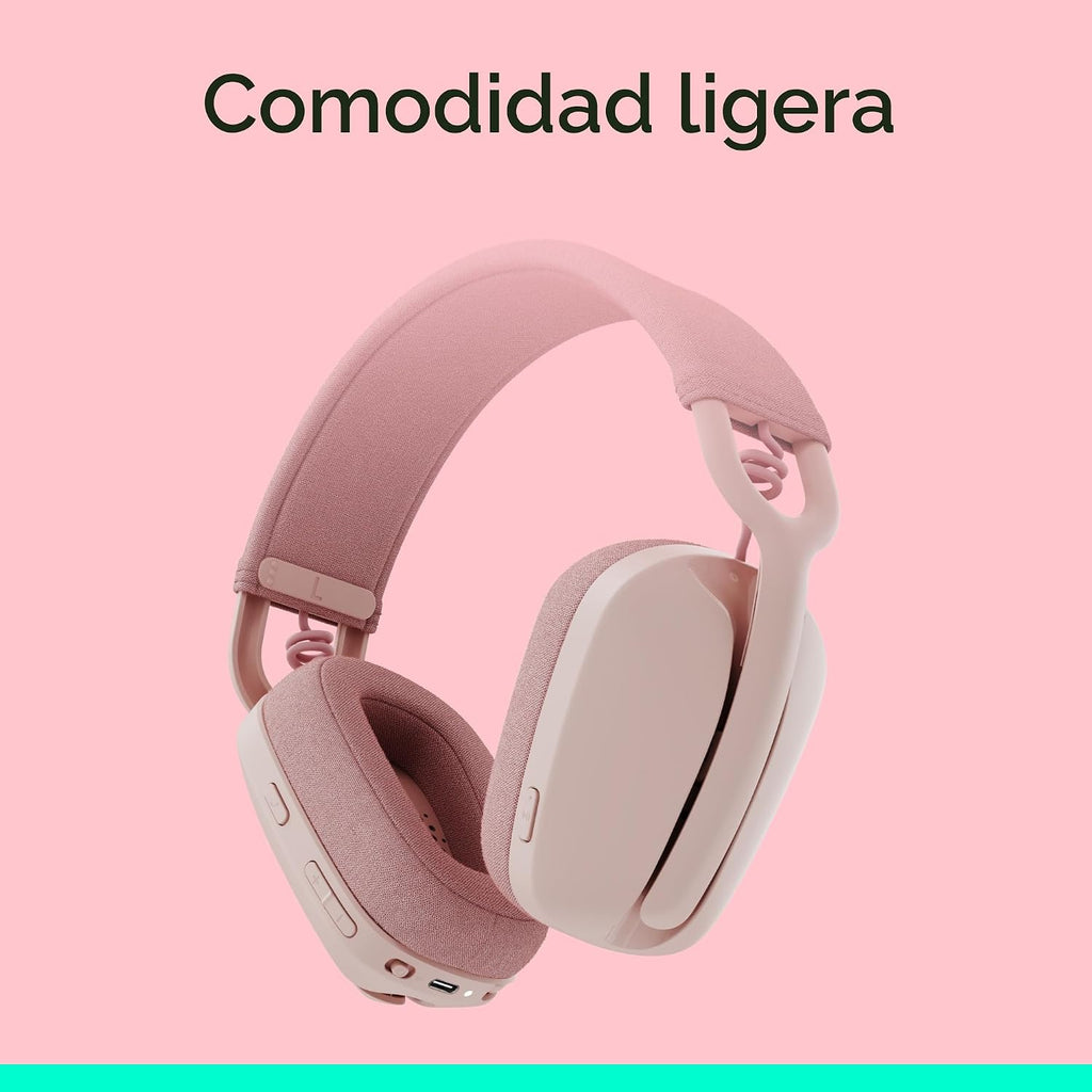 Logitech Zone Vibe 100 - Auriculares inalámbricos ligeros sobre la...