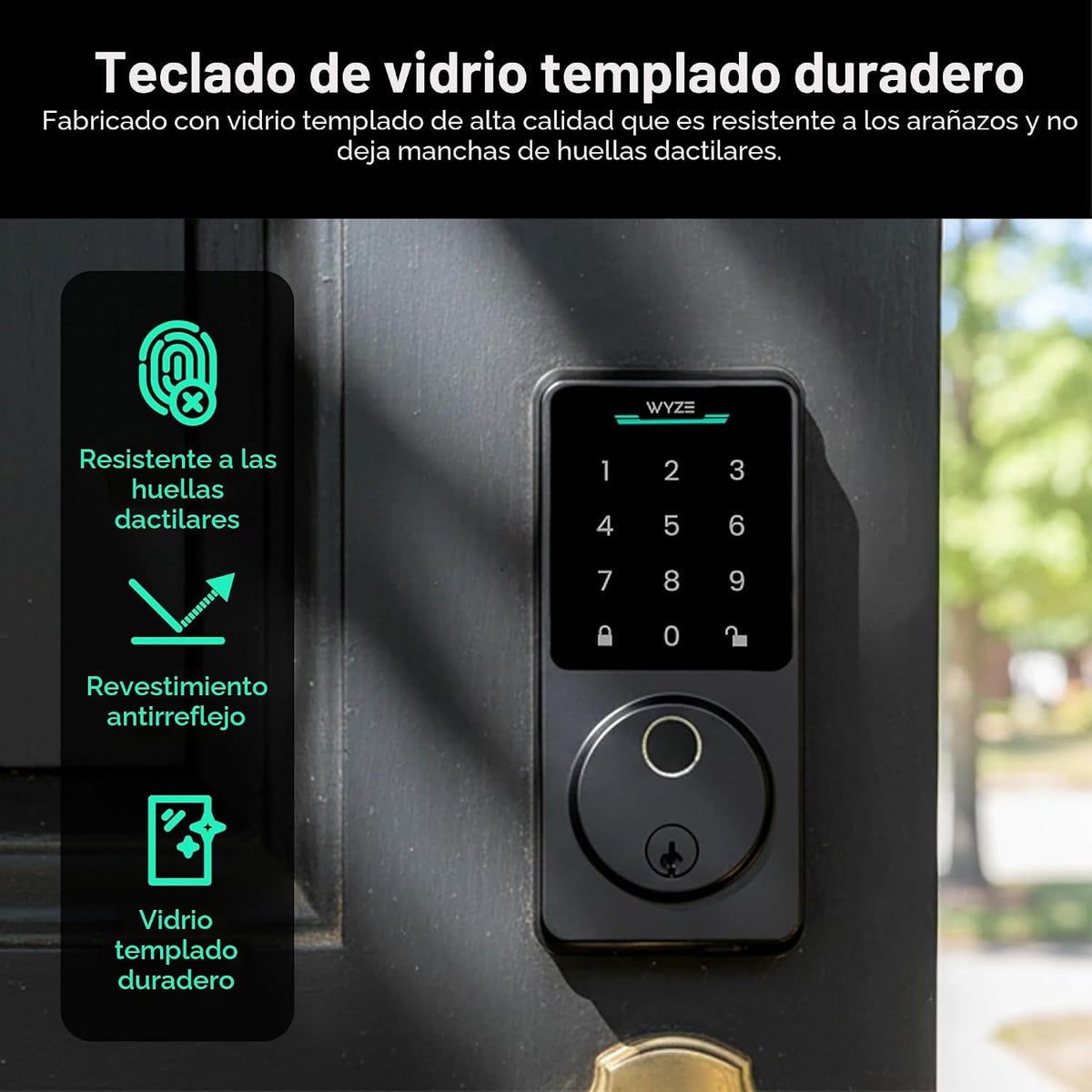 Wyze Auto-Lock Bolt v2, cerradura inteligente de entrada sin llave...