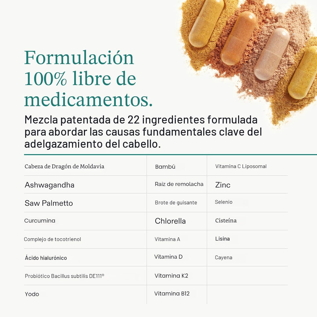 Nutrafol - Suplementos de crecimiento del cabello para mujeres de 1...