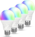 Amazon Basics Bombilla LED inteligente A19, cambio de color, 9 W (e...