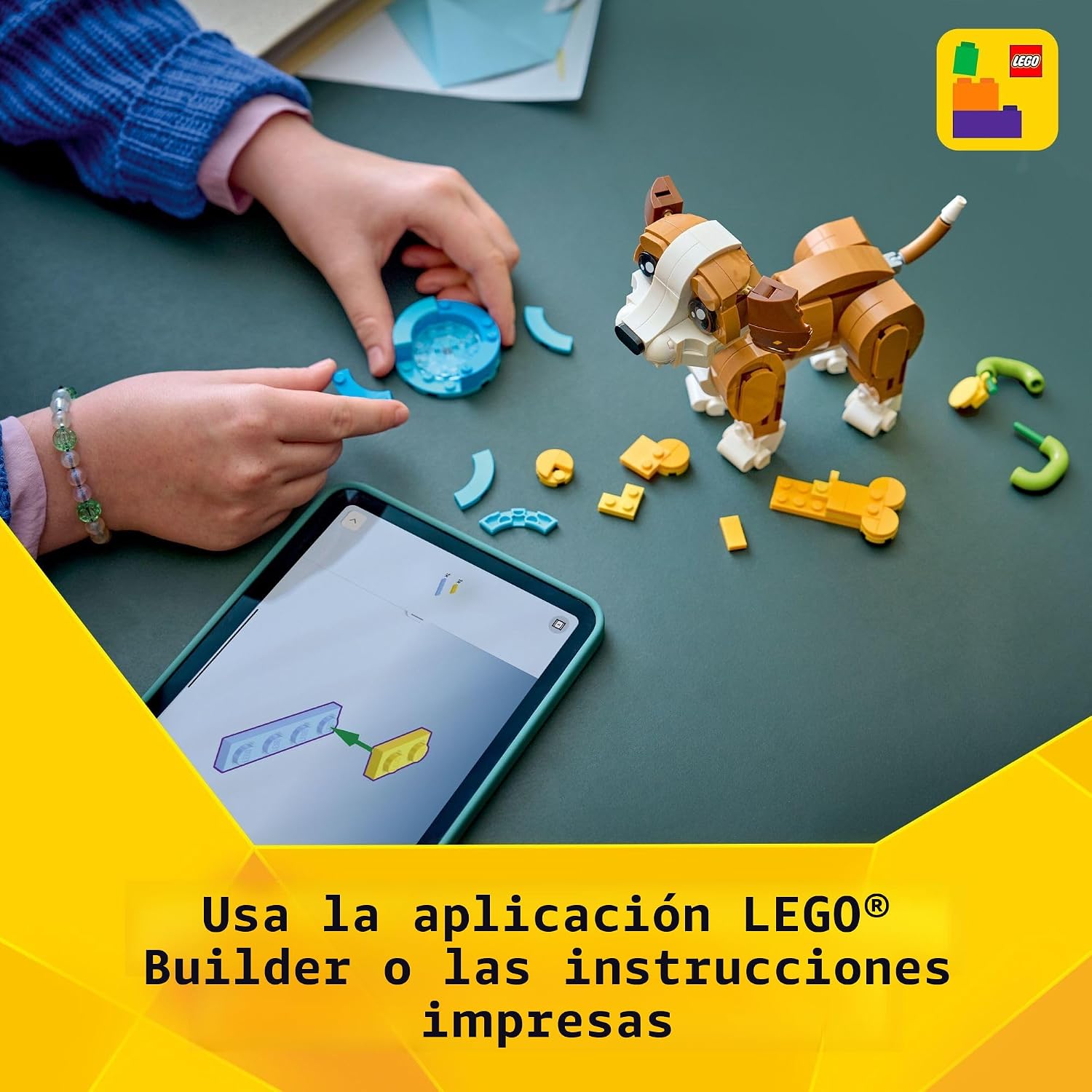LEGO Creator 3 en 1 Animales Lindos: Juguete de Construcción de Per...
