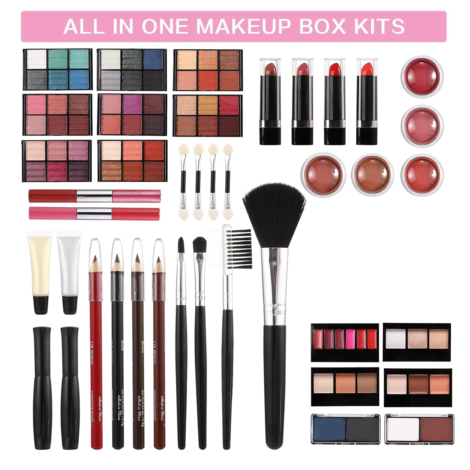 Hegafoo Kit de maquillaje todo en uno para adolescentes, kit de maq...