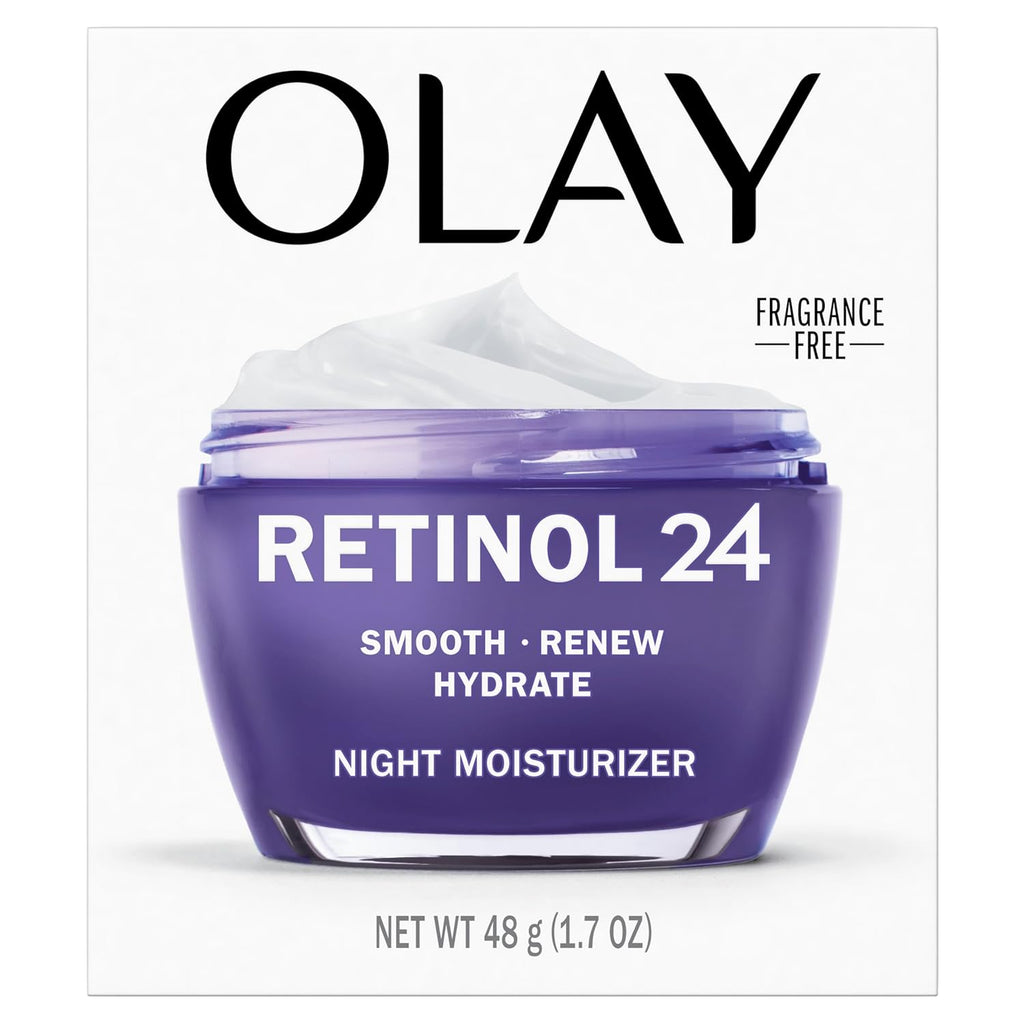 Olay Retinol 24 Hidratante facial, crema de noche antienvejecimient...