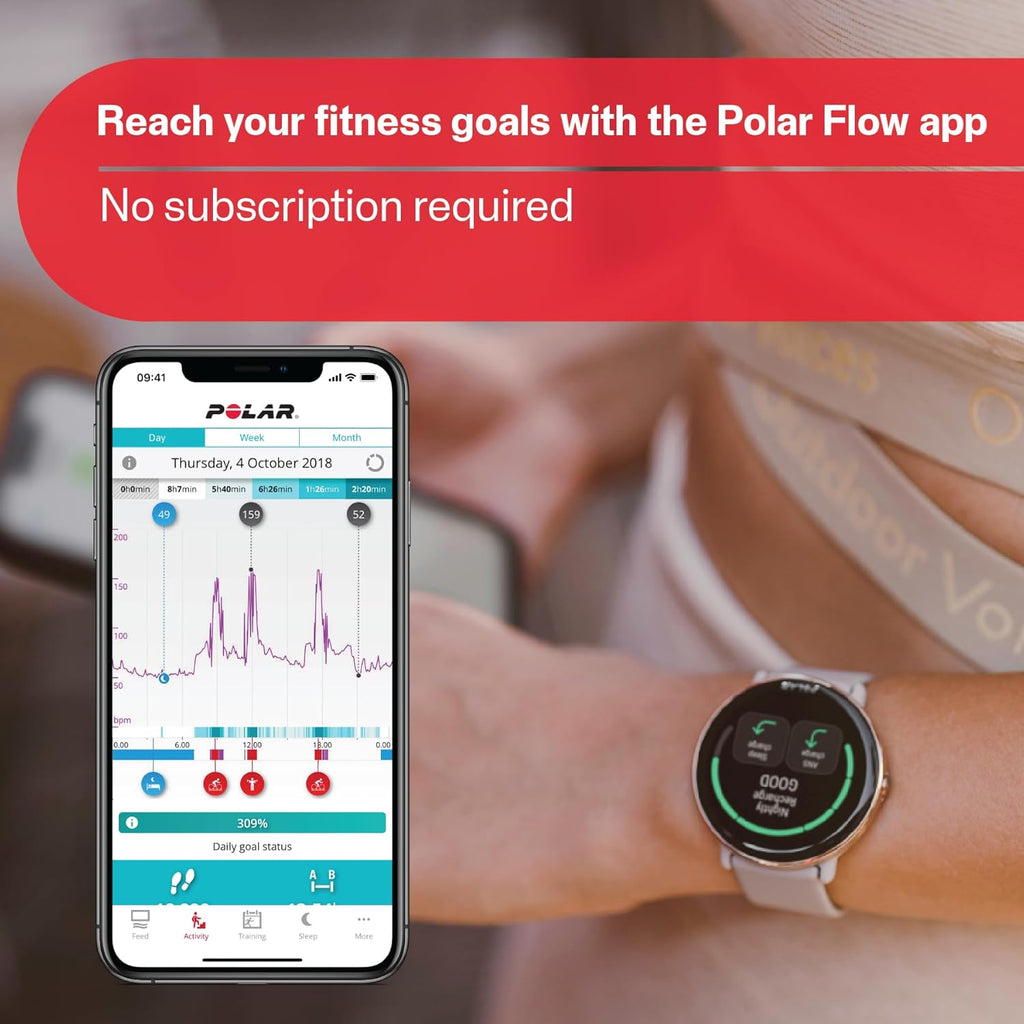 POLAR Ignite Serie 2 Reloj inteligente resistente al agua con GPS,...
