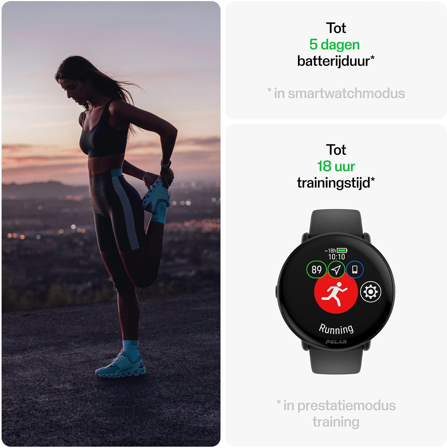 POLAR Ignite 3 Series - Reloj inteligente de seguimiento de activid...