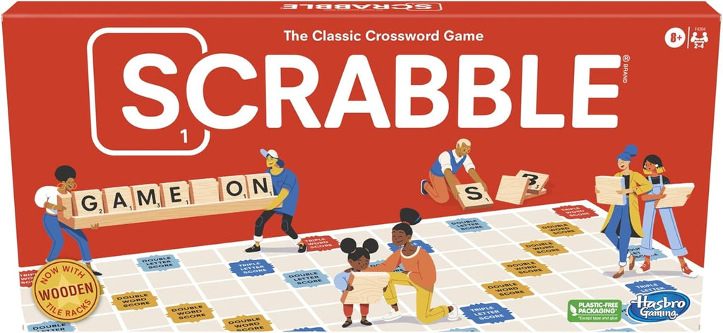 Hasbro Gaming Juego de mesa Scrabble, juegos clásicos de palabras p...