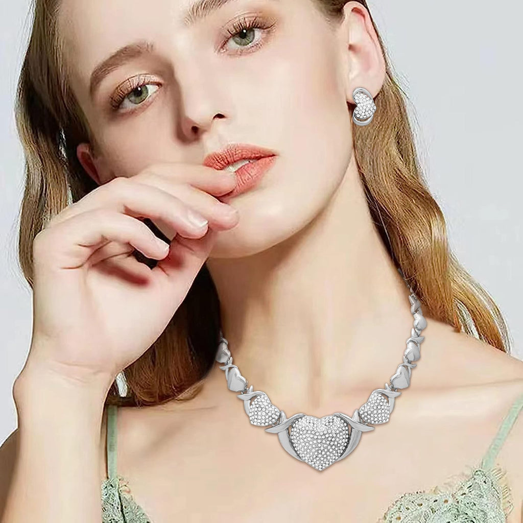 Conjuntos de joyas de oro para mujer, conjuntos de joyas de oro XOX...