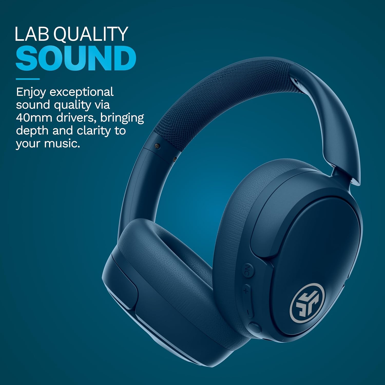 JLab JBuds Lux ANC, auriculares sobre la oreja, cancelación activa...
