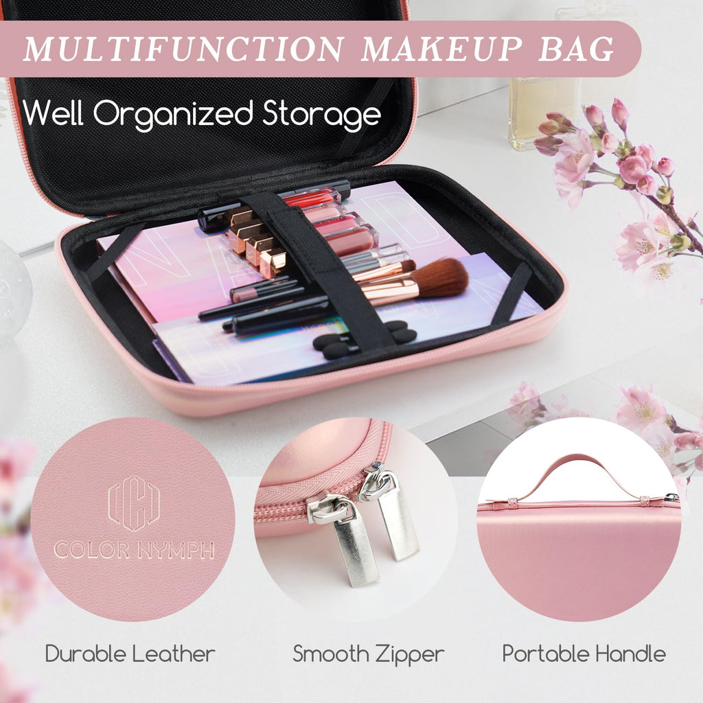 Color Nymph Maquillaje para adolescentes con bolso rosa reutilizabl...