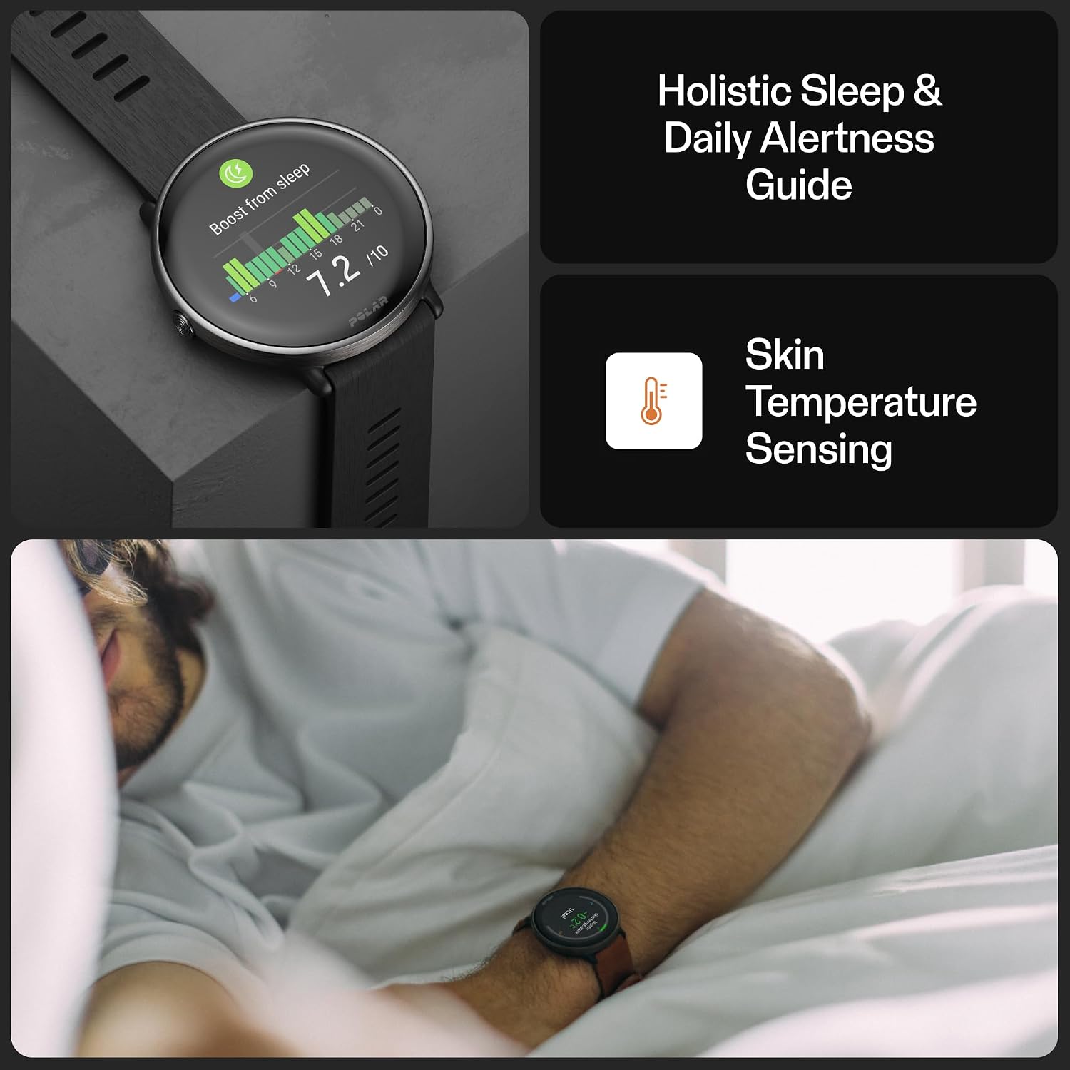 POLAR Ignite 3 Series Reloj inteligente de seguimiento de fitness d...