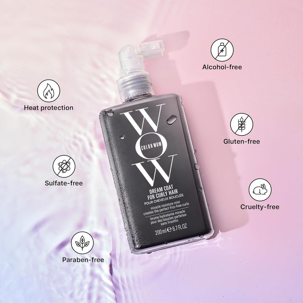 COLOR WOW Dream Coat para cabello rizado: rizos sin encrespamiento...