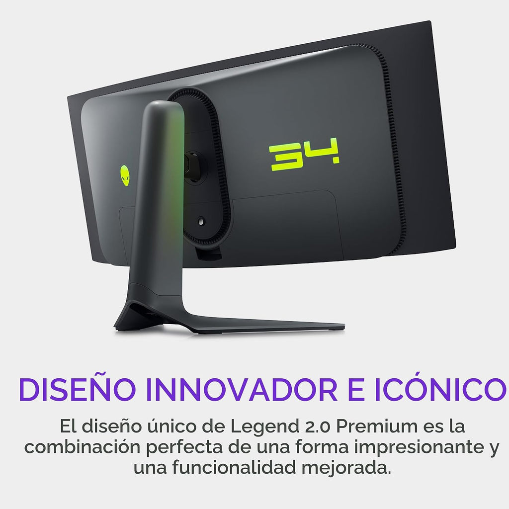 Alienware AW3423DWF - Monitor curvo QD-OLED para juegos, 34 pulgada...