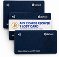 Cold Wallet Crypto con 2 de 3 recuperación de doble diseño de segur...