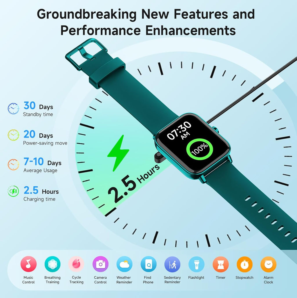 Reloj inteligente para mujer, Android iPhone, Alexa integrado, relo...
