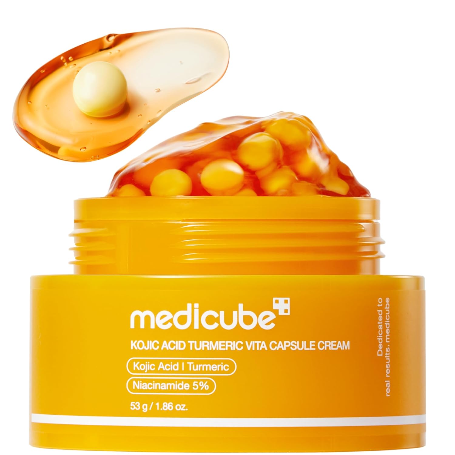 medicube Crema cápsula con ácido kójico y cúrcuma para un tono de p...