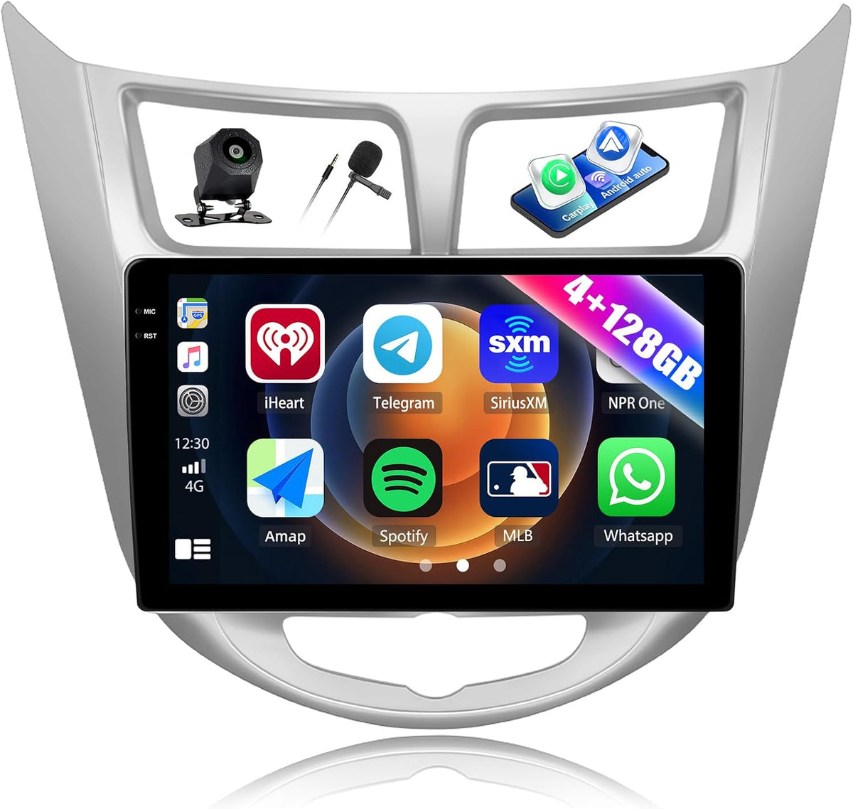 4G+128G Android 15 Car Stereo para Hyundai Accent 2012-2017 con Car...