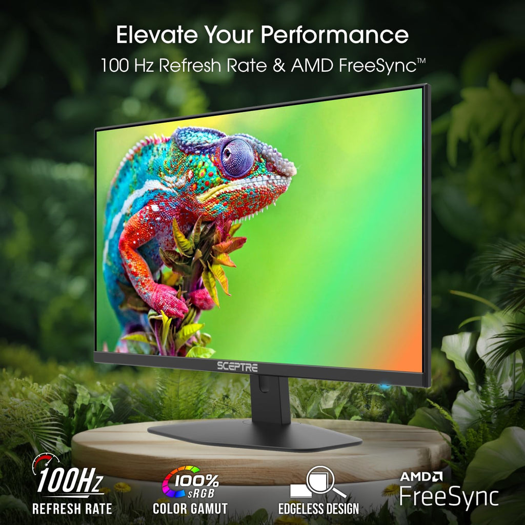 Sceptre Nuevo monitor para juegos de 24 pulgadas 100Hz 1ms DisplayP...