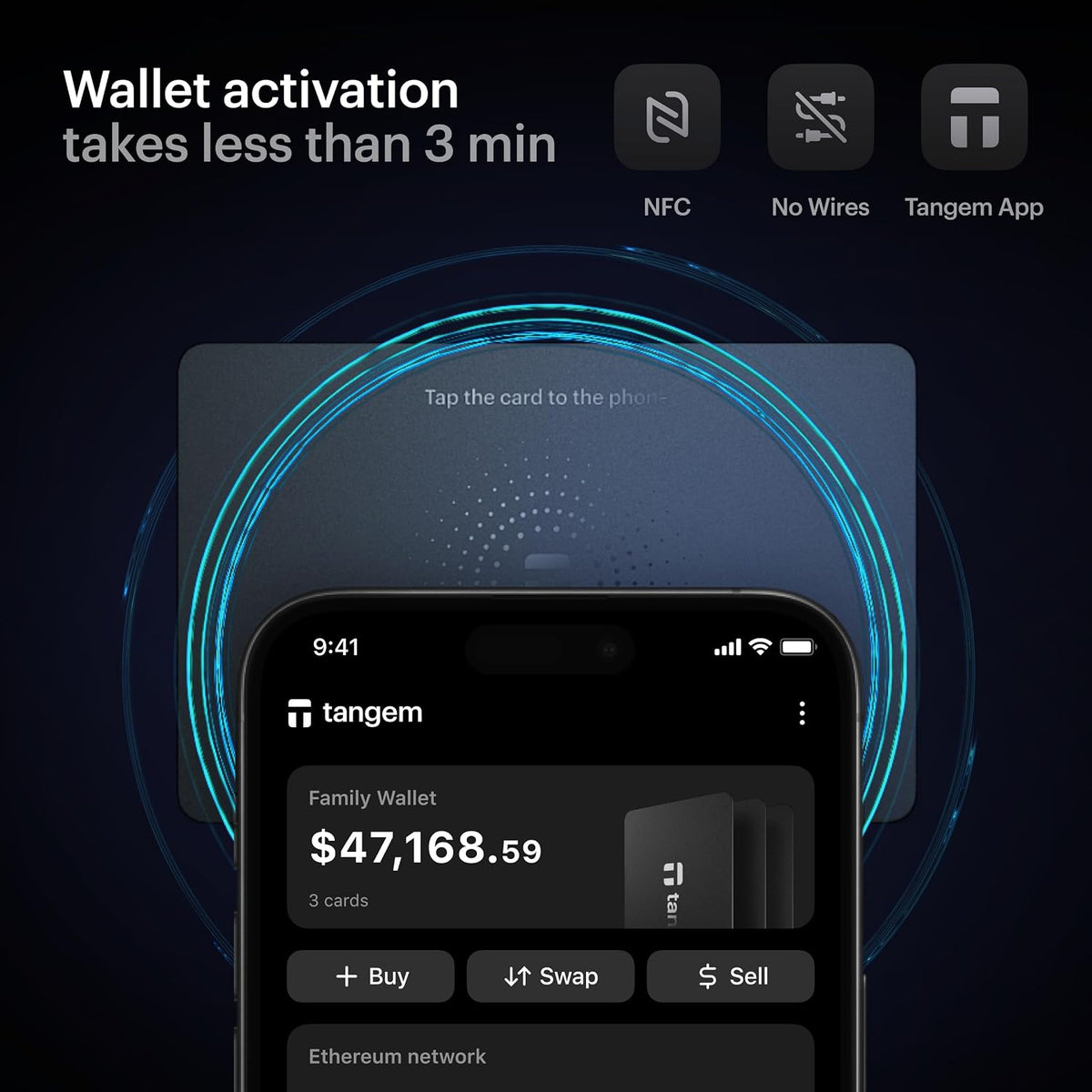 TANGEM Wallet 2.0 Bundle (Paquete de 2) Cartera Ramen (paquete de 3...