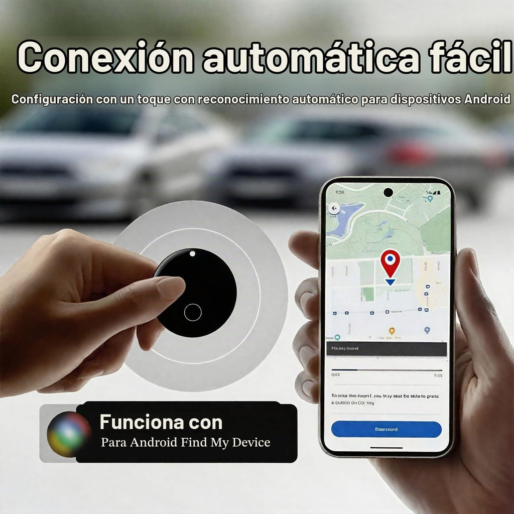 Rastreador GPS Android para vehículos sin suscripción, paquete de 2...