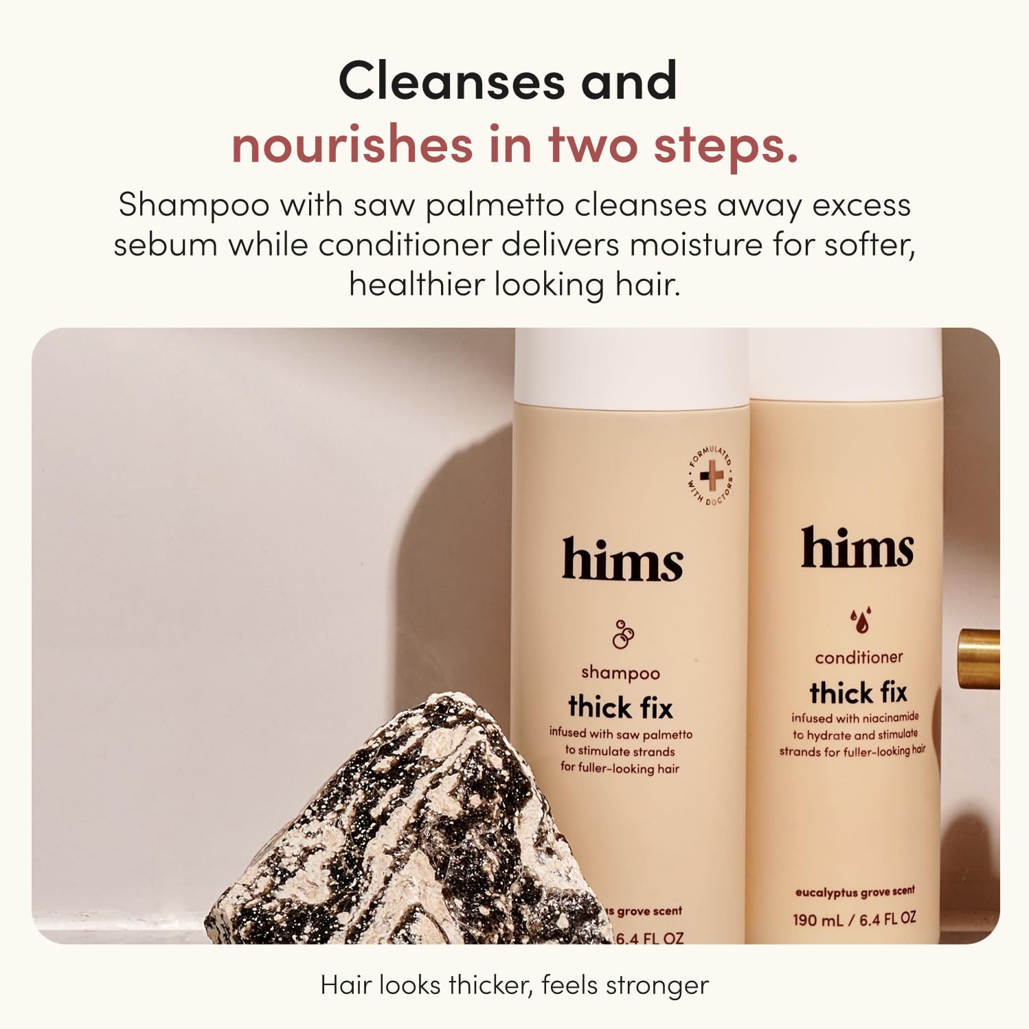 hims Thick Fix - Juego de champú y acondicionador \u2013 Saw Palmet...