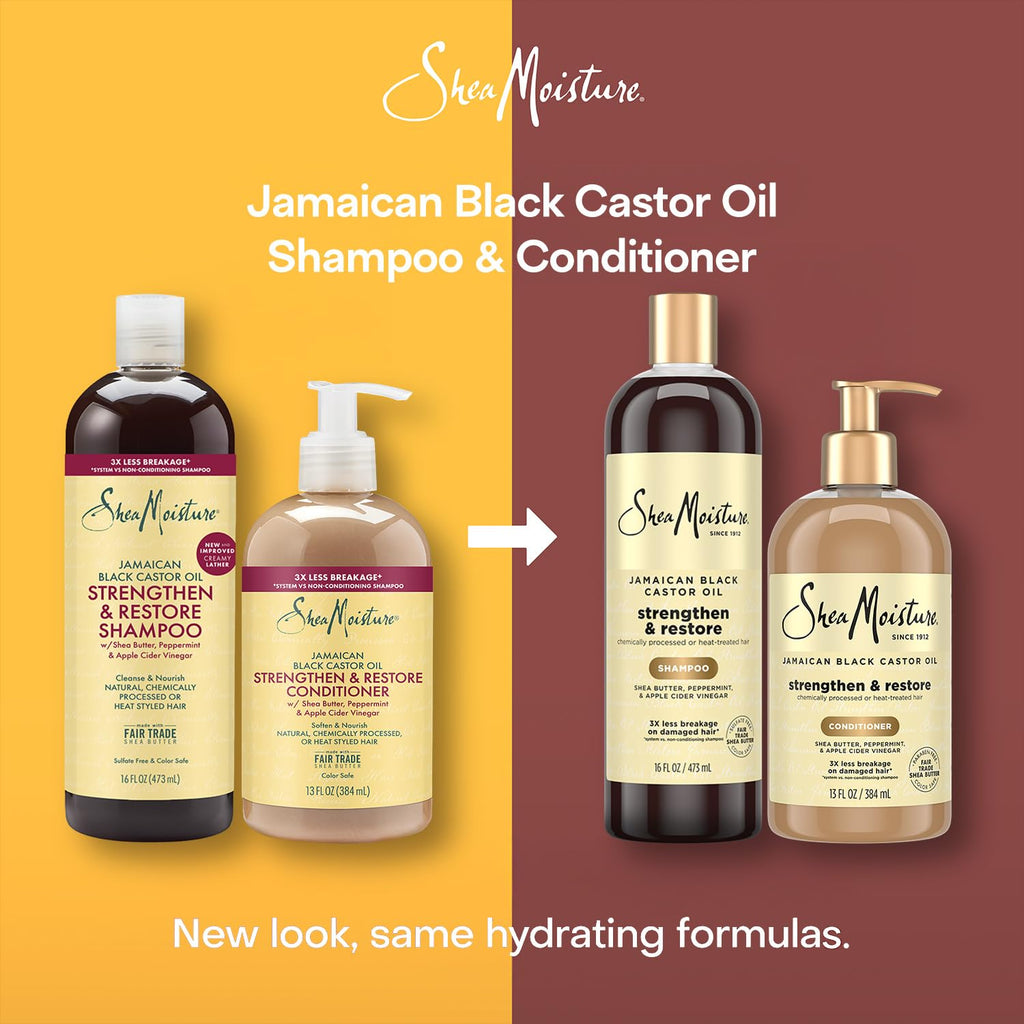 Set de champú y acondicionador de karité SheaMoisture, ayuda a fort...