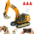 Excavadora de control remoto 1\/64, vehículos de construcción a con...