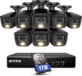 ANNKE - 5MP Lite sistema de cámara de seguridad al aire libre, 8 ca...