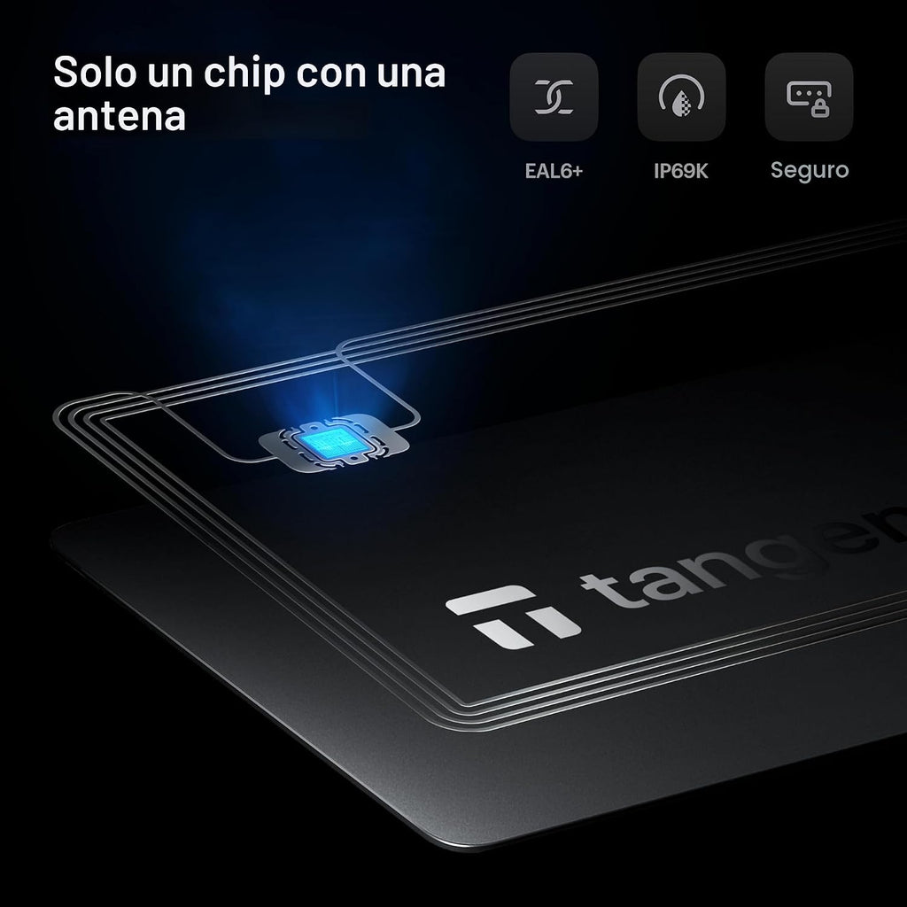 TANGEM Stealth Crypto Wallet Pack de 3 - Almacenamiento en frío de...