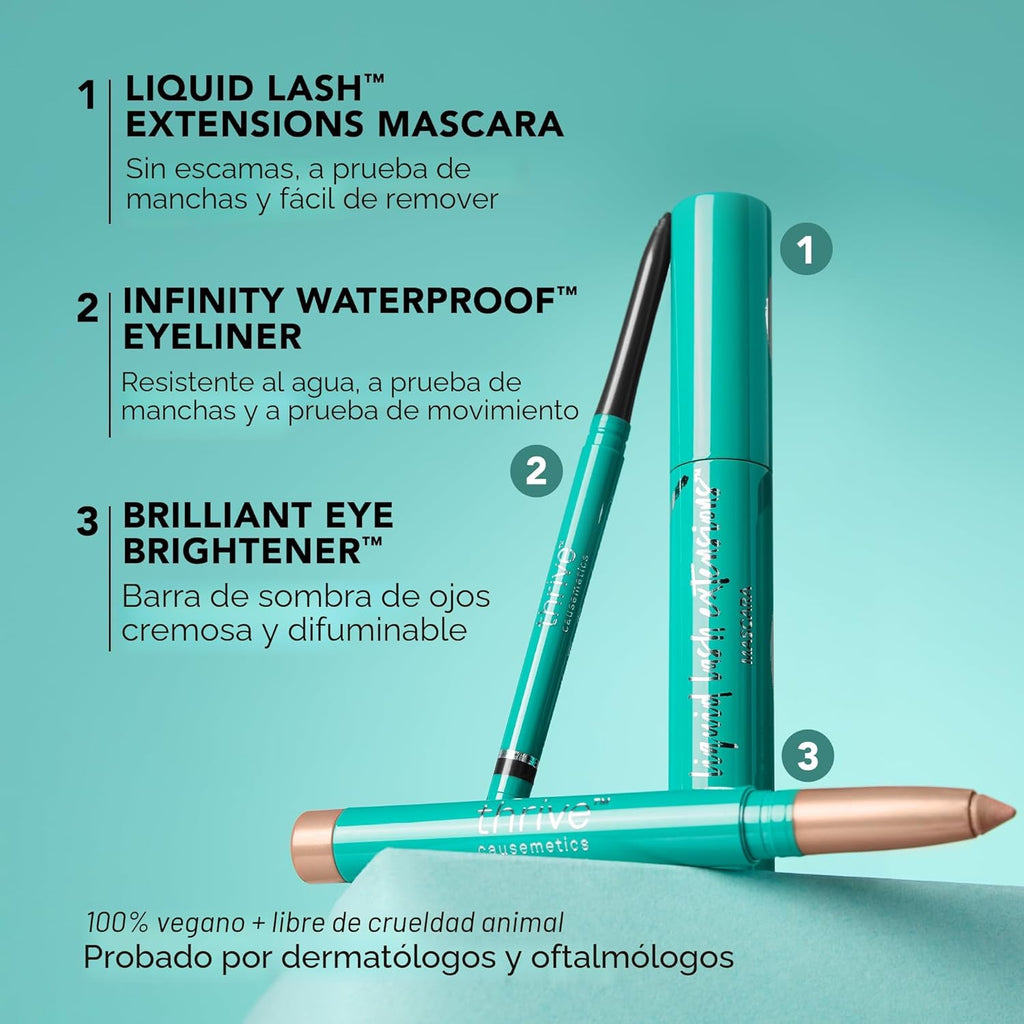 Thrive Causemetics - Kit de trío galardonado, set de regalo de maqu...