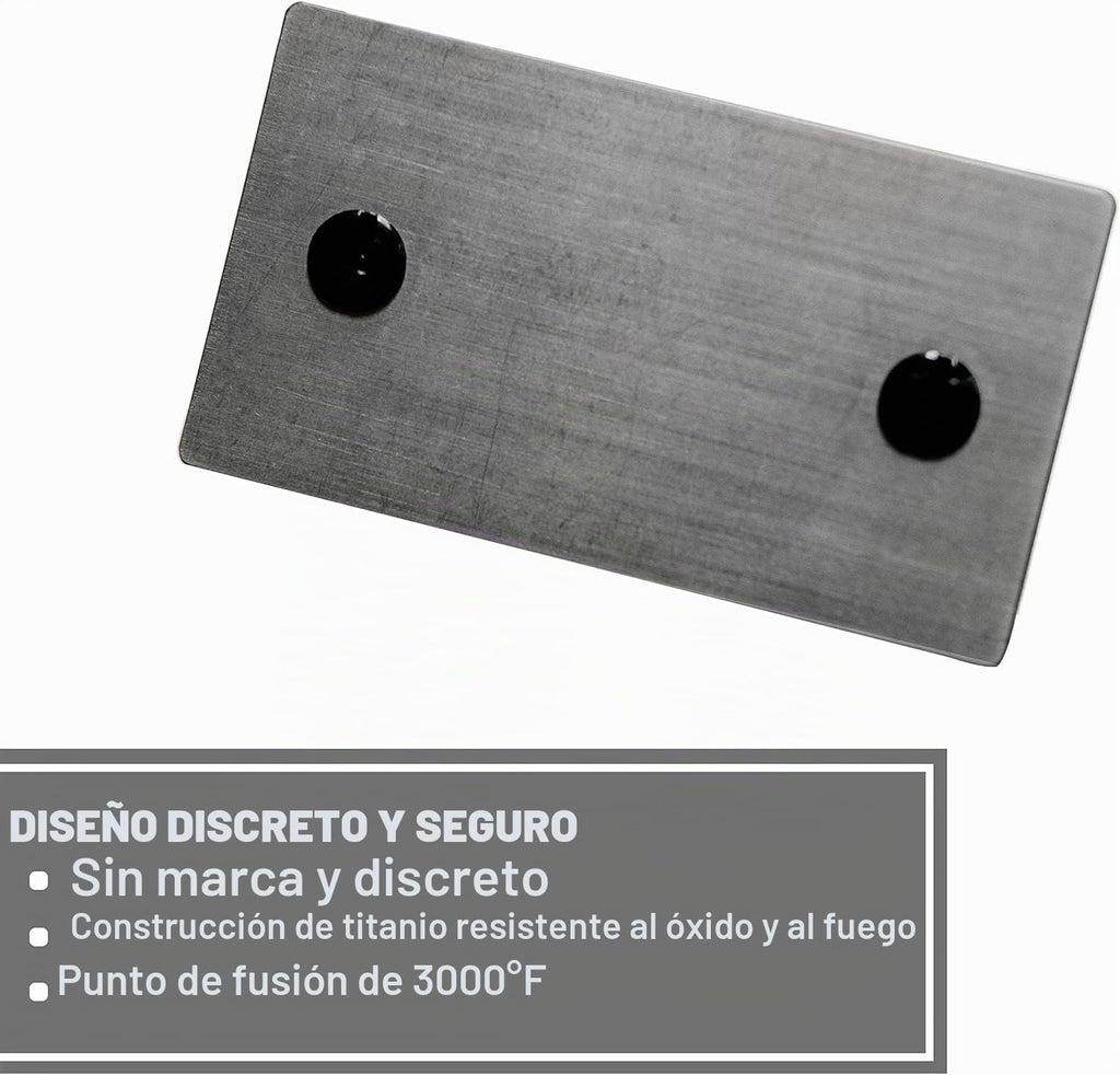ColdTi - Placas de semillas de Bitcoin de titanio para almacenamien...
