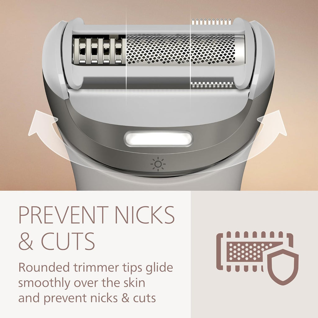 Philips Lady Shaver Series 8000 - Afeitadora eléctrica inalámbrica,...