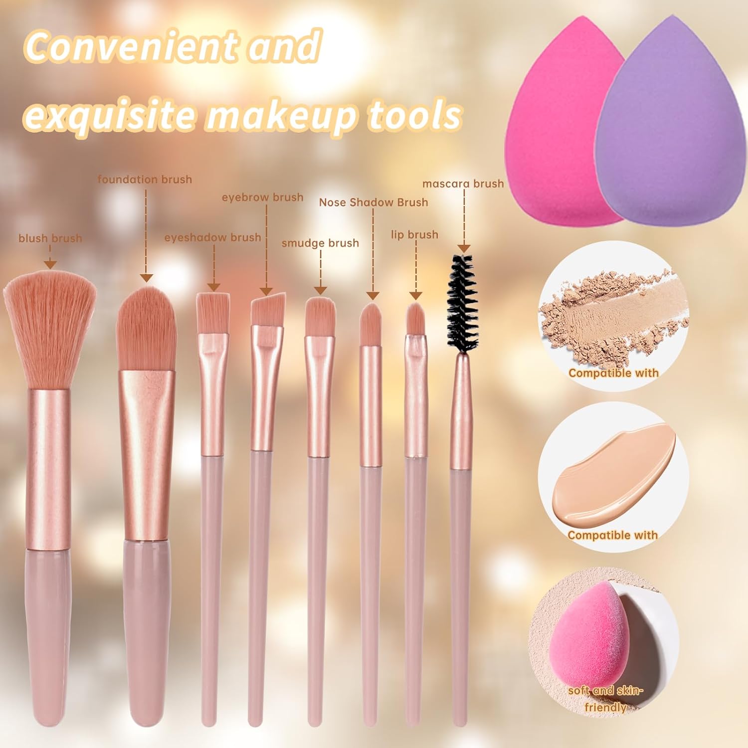 Kit de maquillaje para mujeres, kit completo de maquillaje para ado...