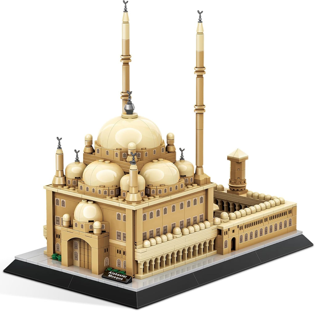 BeepZipp Conjunto de construcción de mezquita de alabastro de arqui...