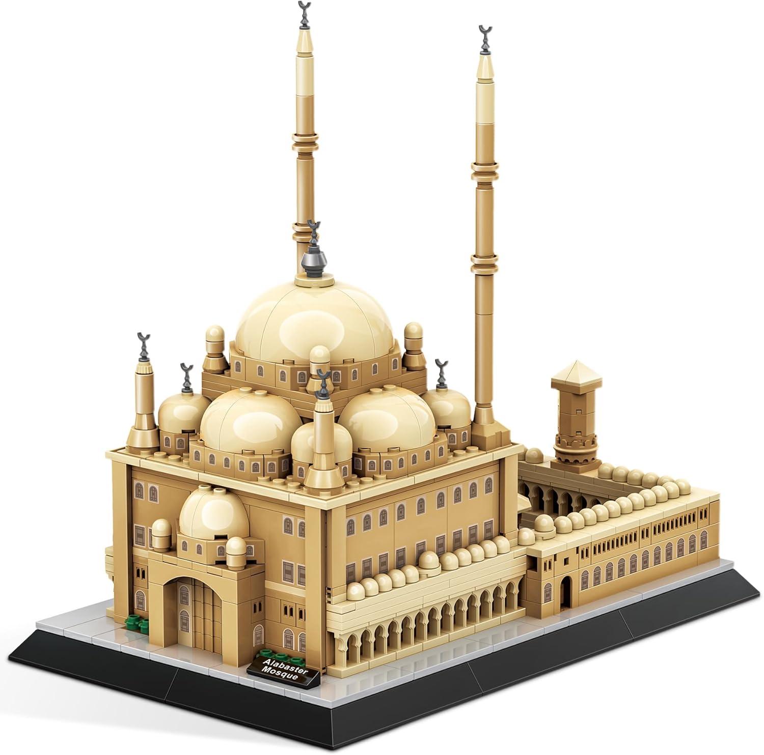 BeepZipp Conjunto de construcción de mezquita de alabastro de arqui...