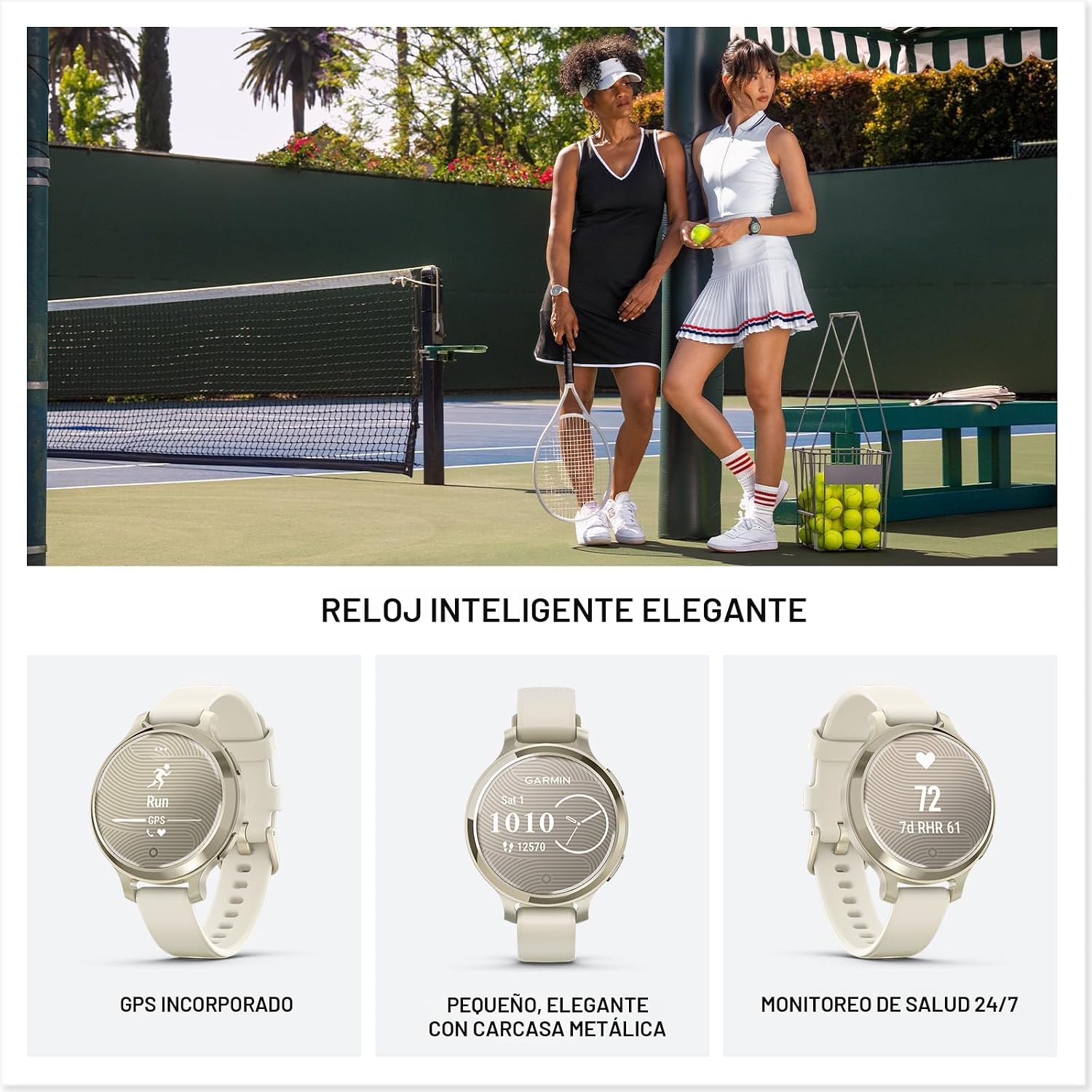 Garmin Lily® 2 Active, pequeño y elegante reloj inteligente, GPS in...