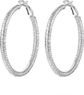 PROSTEEL 12\/16\/24\/32\/40 Pulgadas Aretes de Aro Gruesos para Muj...